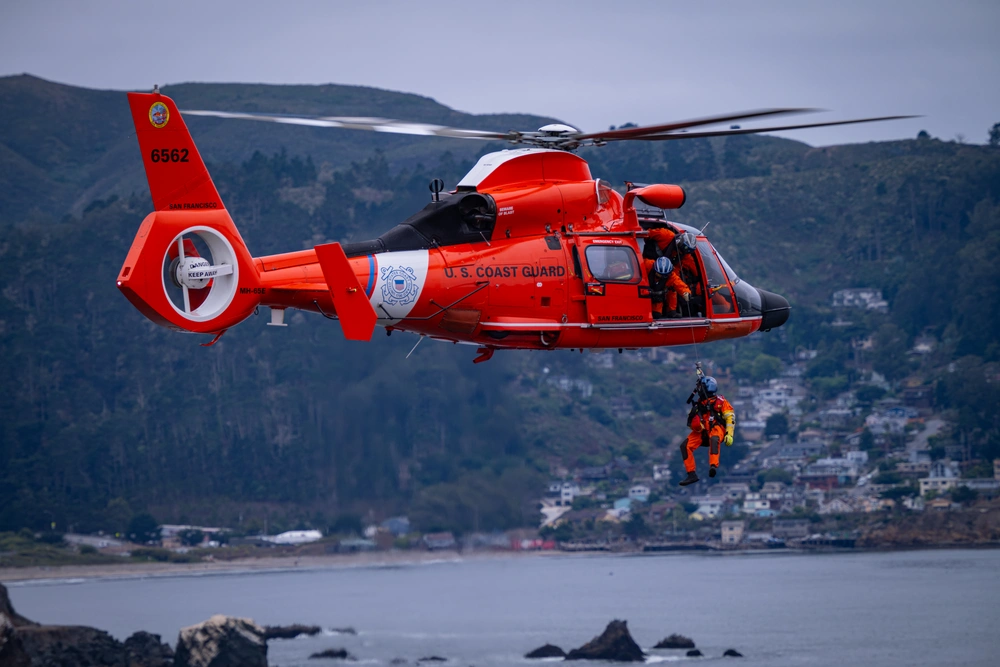 MH-65 Dolphin rescue helicopter