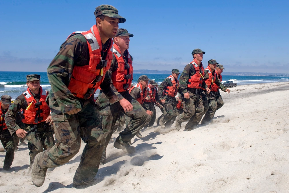 SEAL candidates during Hell Week