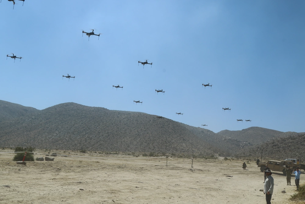 army drone swarm