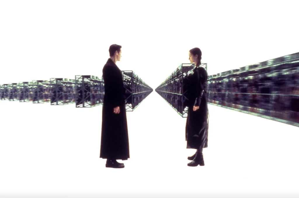 neo-and-trinity-wearing-trench-coats-in-the-matrix