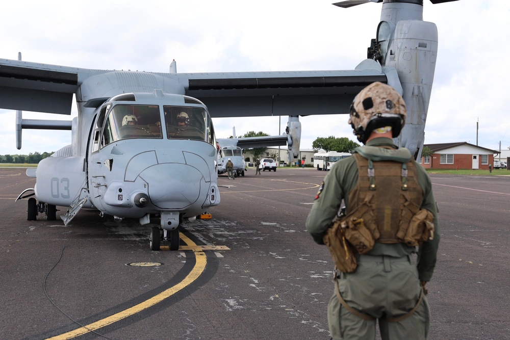Army MV-22 Osprey familiarization