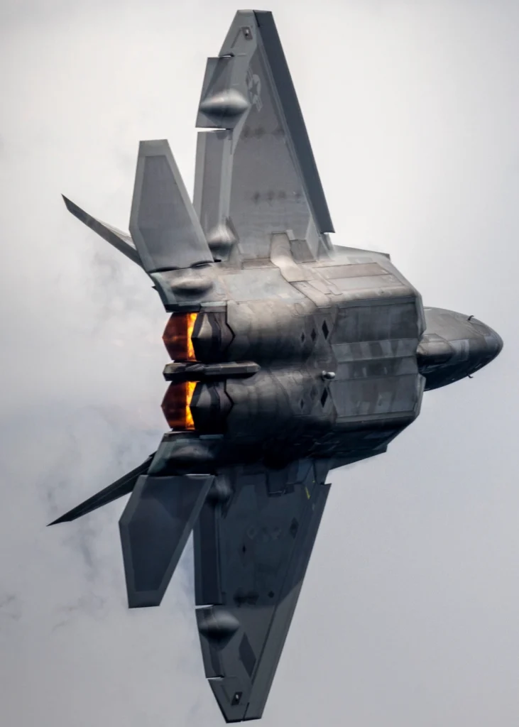 F-22 afterburners