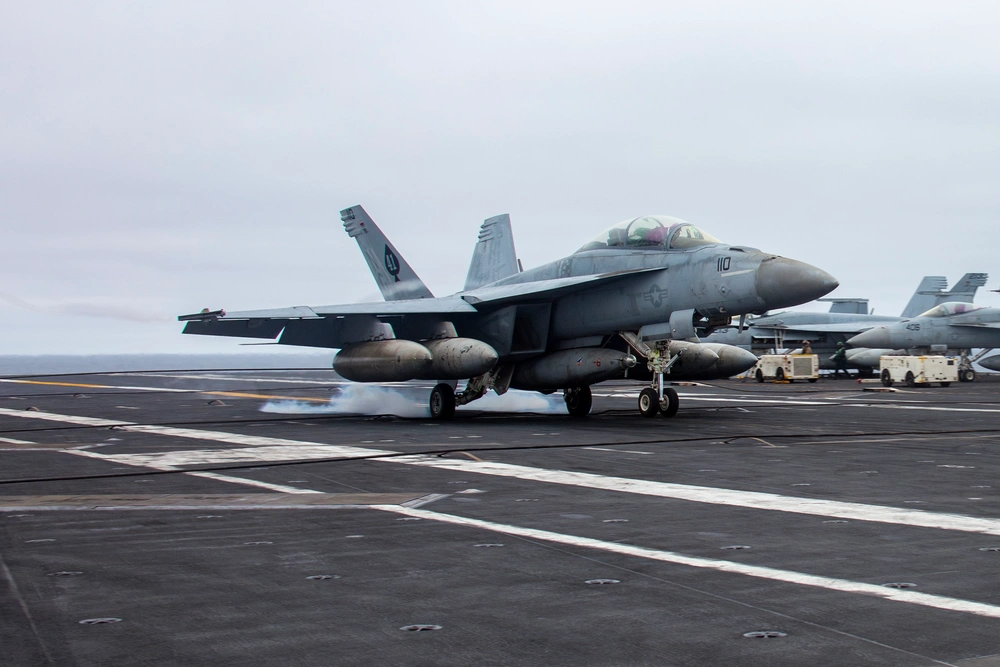 F/A-18 Super Hornet on USS Abraham Lincoln