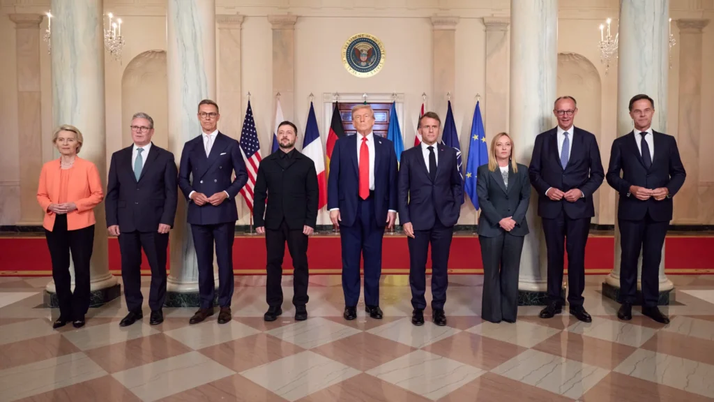 European and NATO leaders meet in the White House