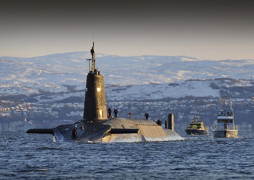 HMS Vanguard returns from patrol