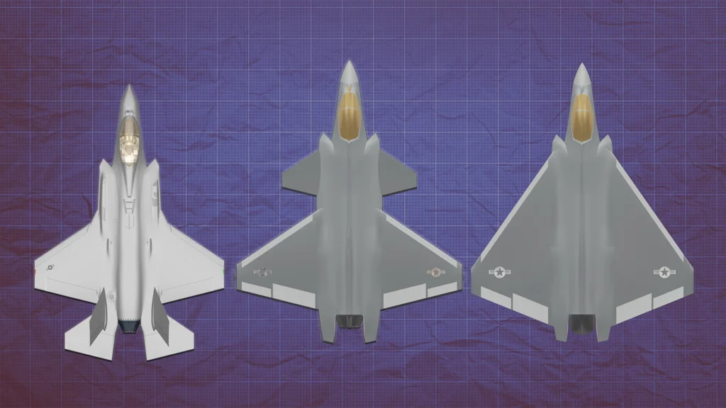 F-35A compared to F-35EX and F-35FX