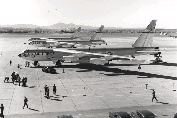 B-52B in 1957