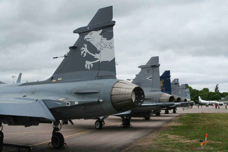 Gripens at Malmen Airshow