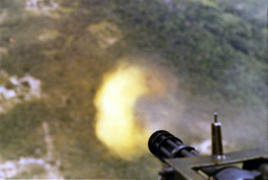 M-134 minigun air force special ops helicopter vietnam