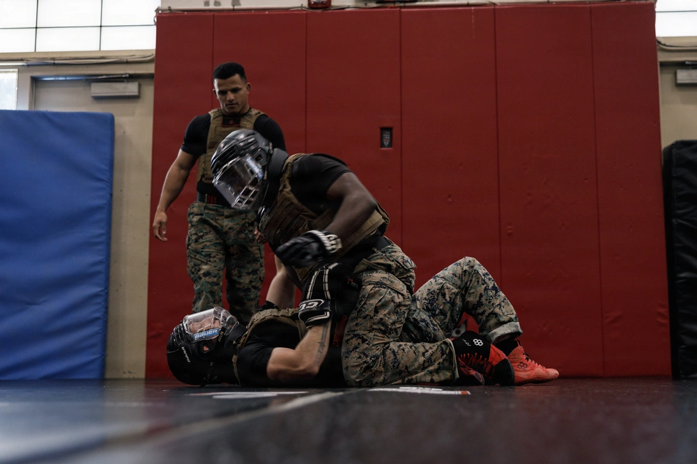 Marine Corps martial arts sparring