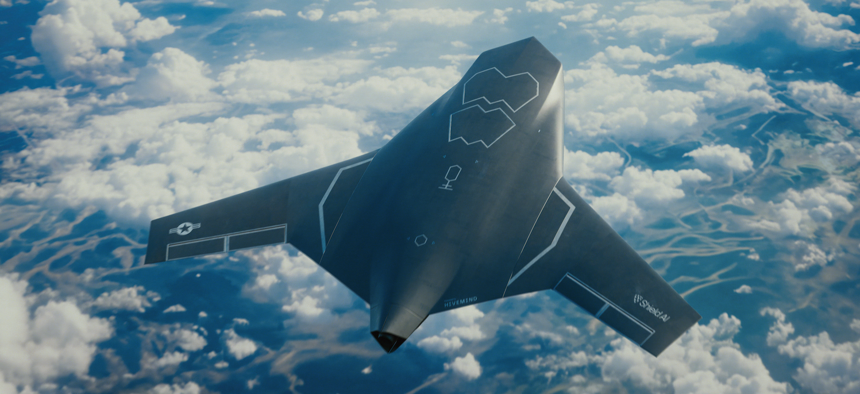 Shield AI's X-BAT drone.