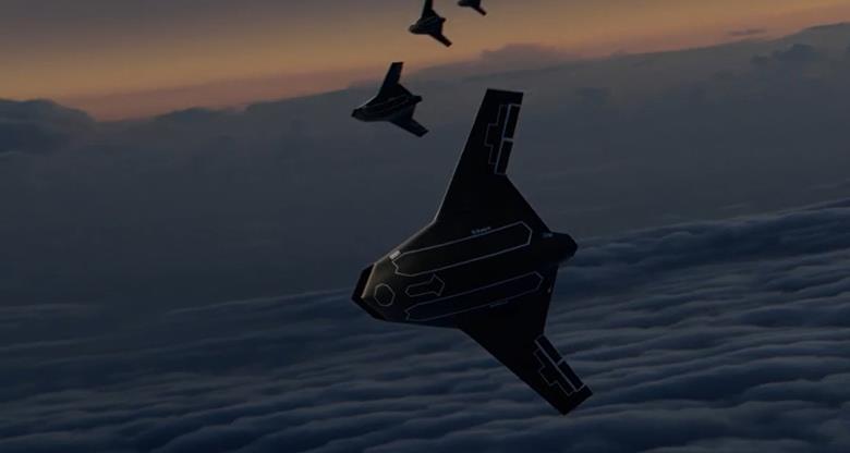 X-BAT drone concept art