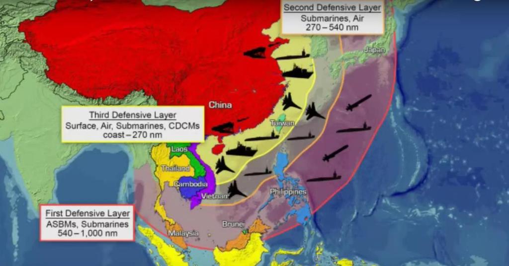 example of China's Anti-Access_Area Denial defenses