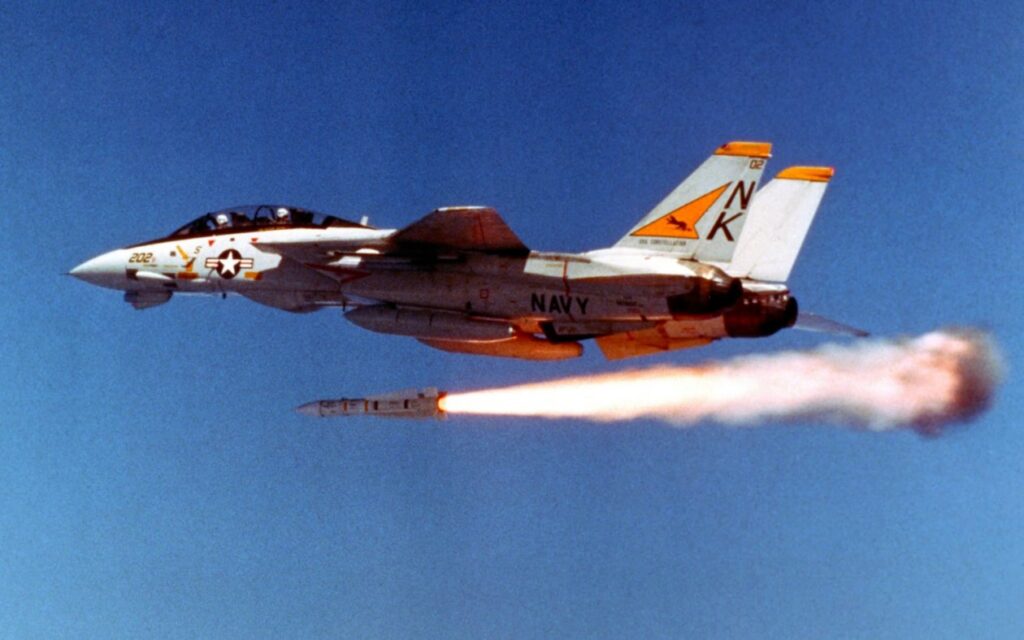 AIM-54 Phoenix missile being fired