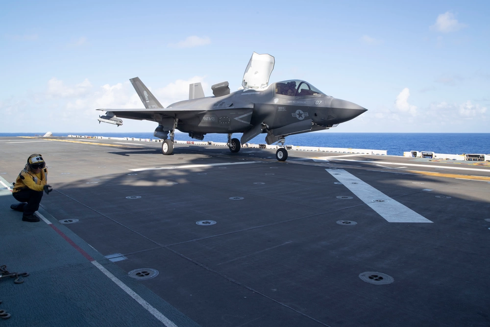 F-35B on USS Tripoli