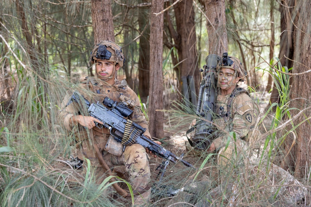 Soldiers perform recon and security training
