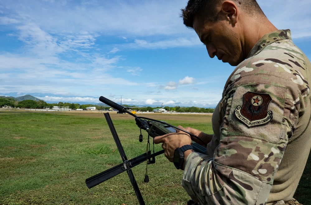 airman calibrates GPS communication radio