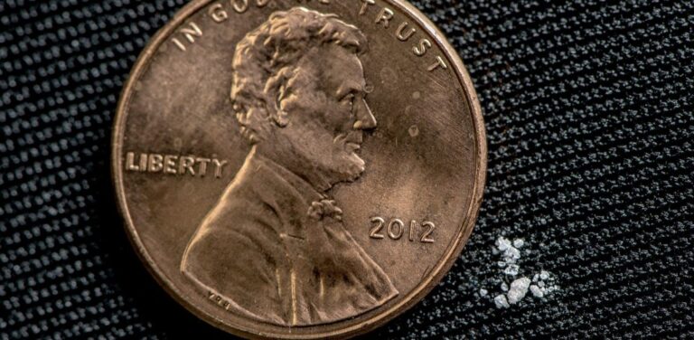 fentanyl dose compared to a penny