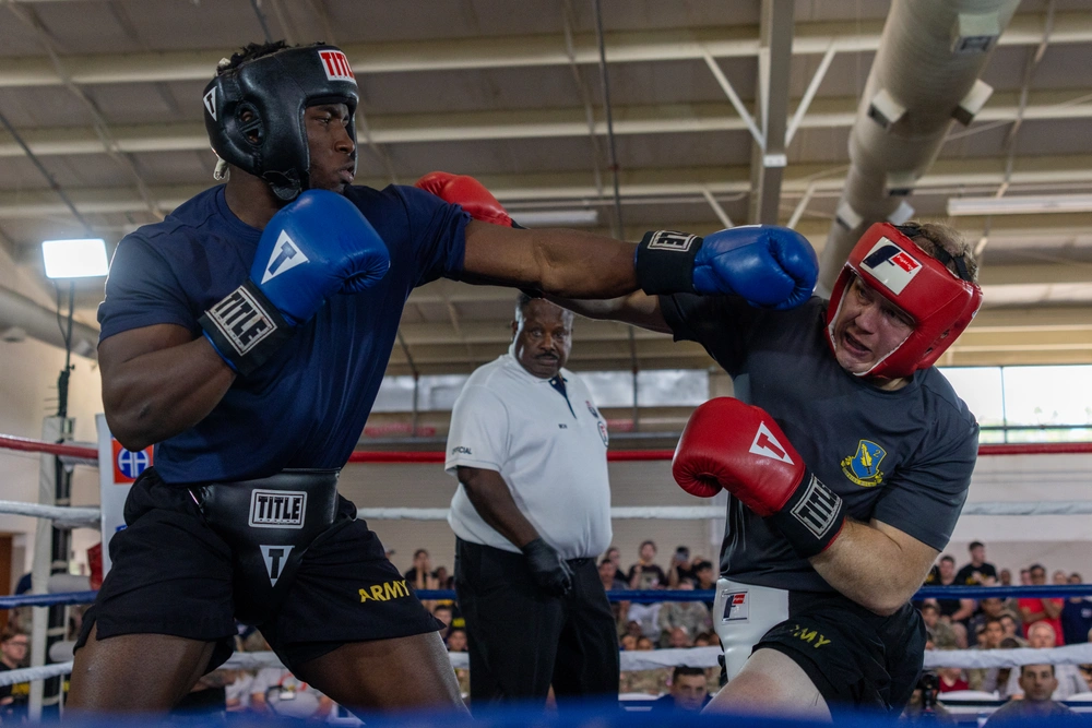 paratroopers boxing match
