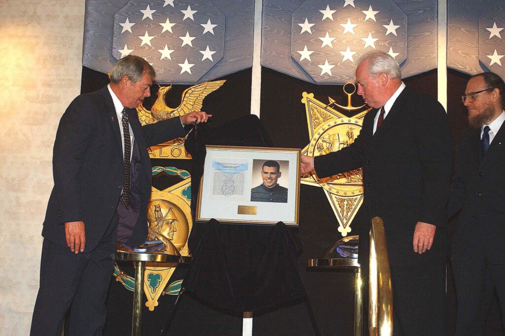 Captain Humbert Versace Hall of Heroes induction ceremony