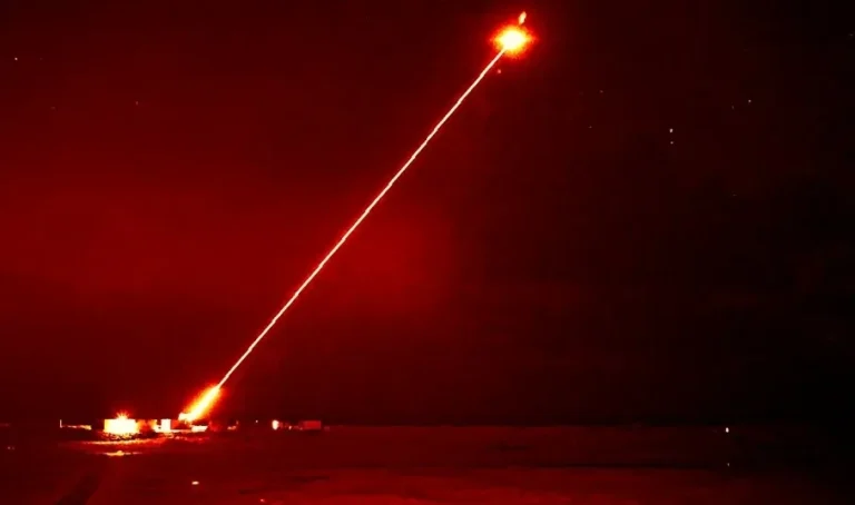 DragonFire laser firing test