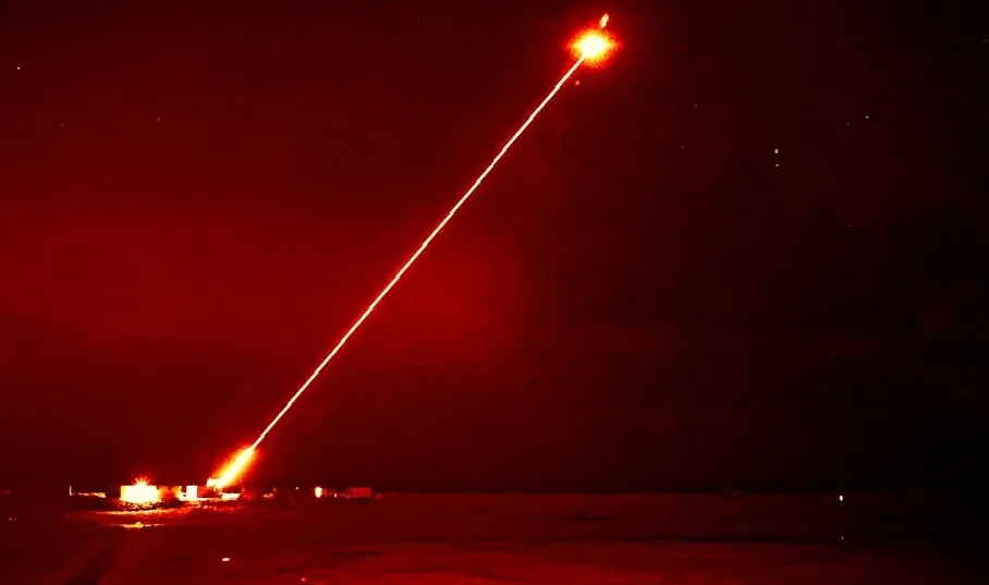 DragonFire laser firing test
