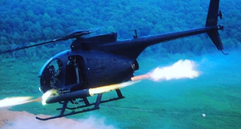 Little Bird close air support training