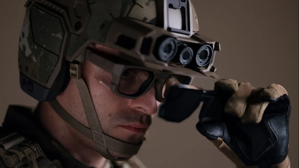 Soldier wearing EagleEye