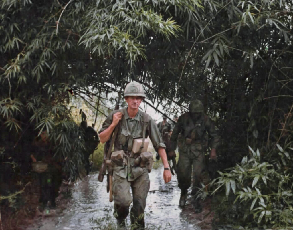 B Company, 1st Batallion, 16th Infantry Bien Hoa area Vietnam