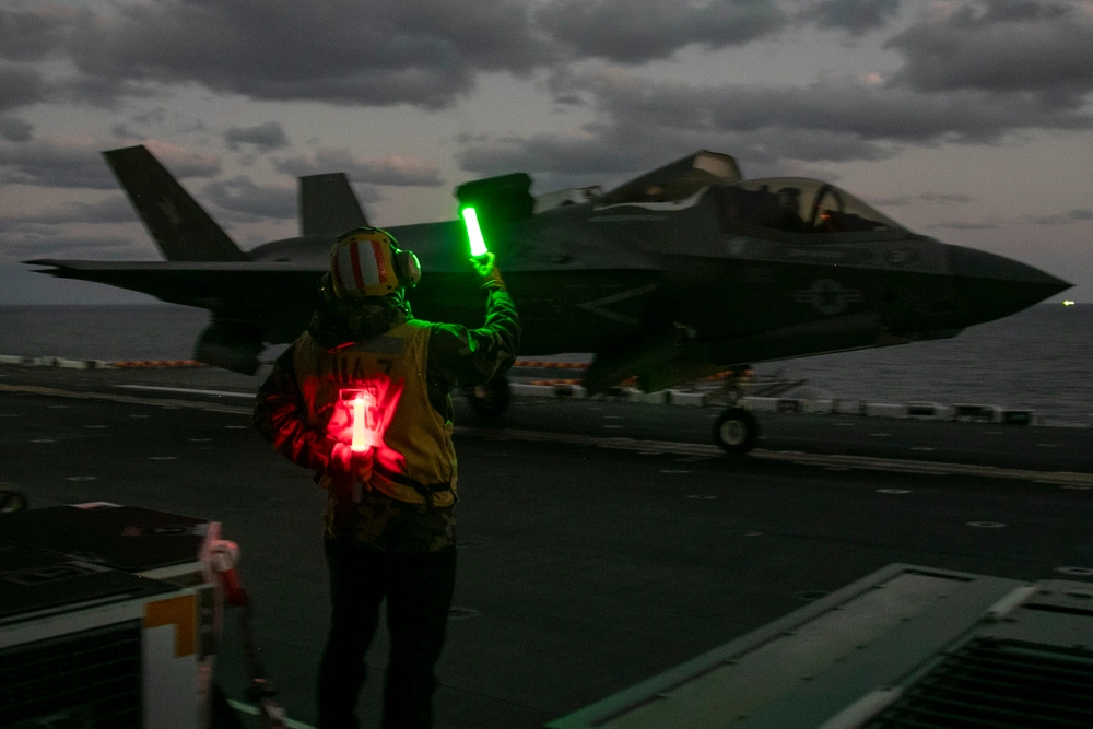 F-35 night flight operations