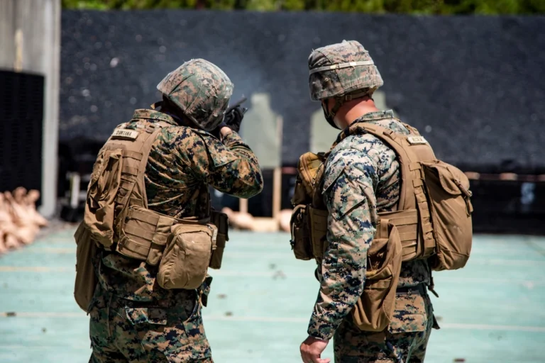 Marines train with Mossberg 590A1