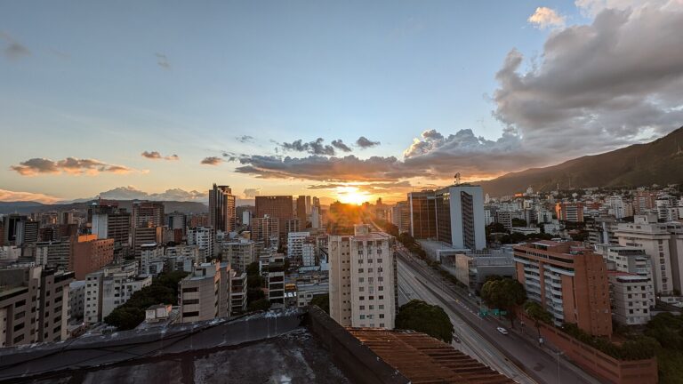 Sunset in Caracas
