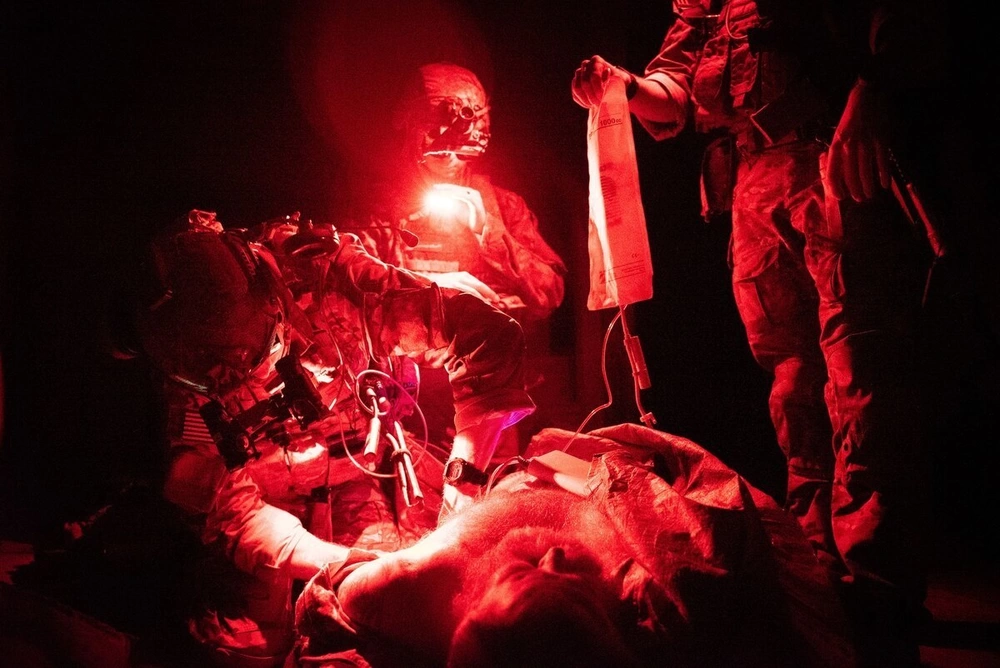 US Army Ranger medics train