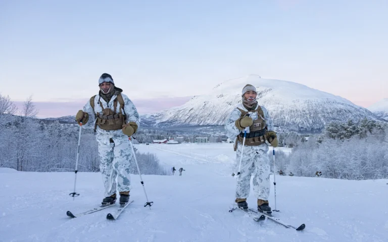 Marines cold weather training in Norway