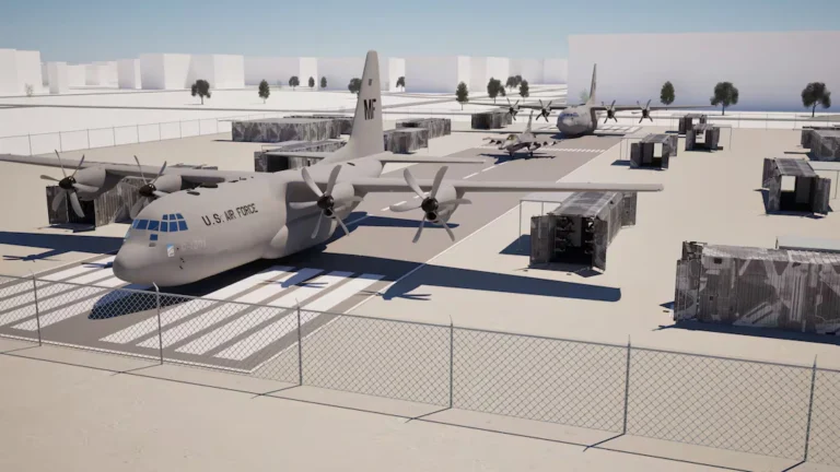 Rendering of new Air Force training range