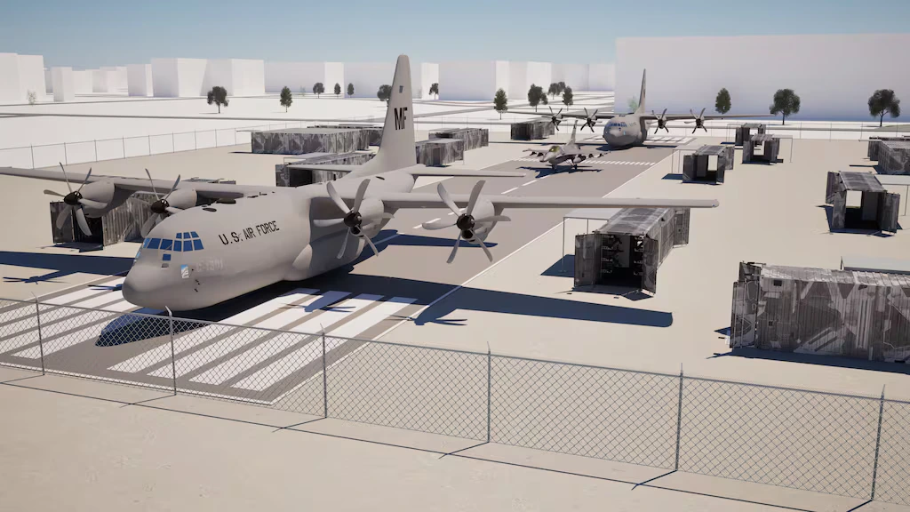 Rendering of new Air Force training range