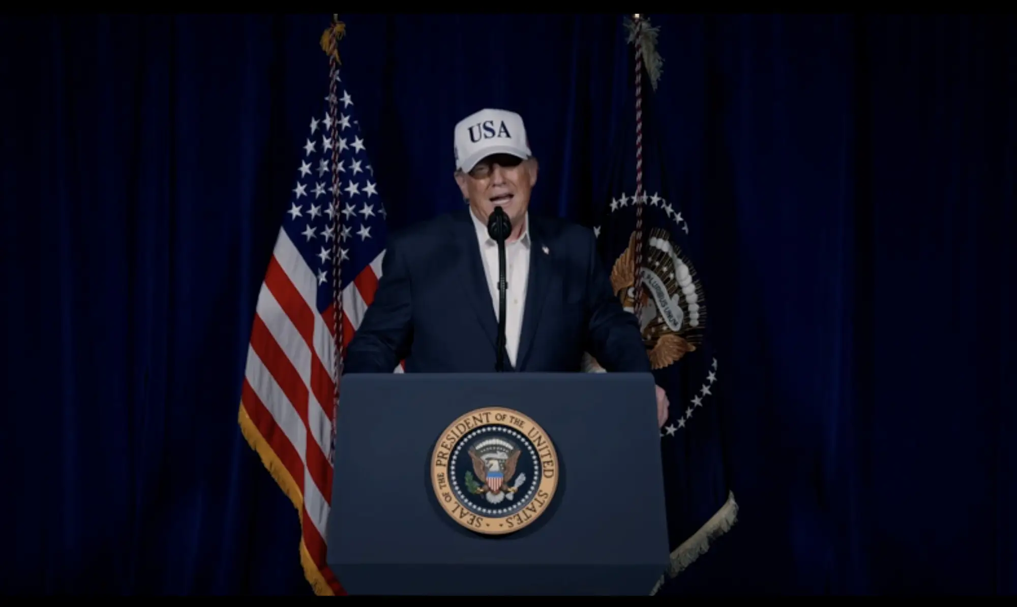 Trump delivers speech announcing operation against Iran