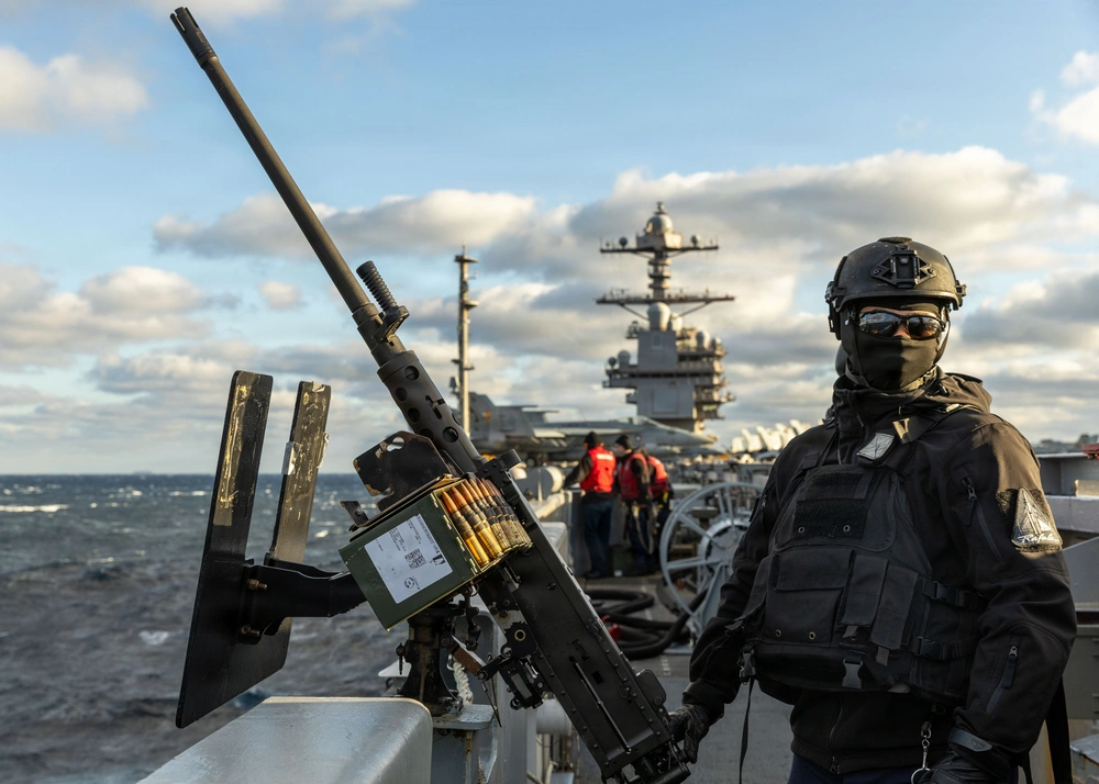 USS Gerald Ford aircraft carrier defenses
