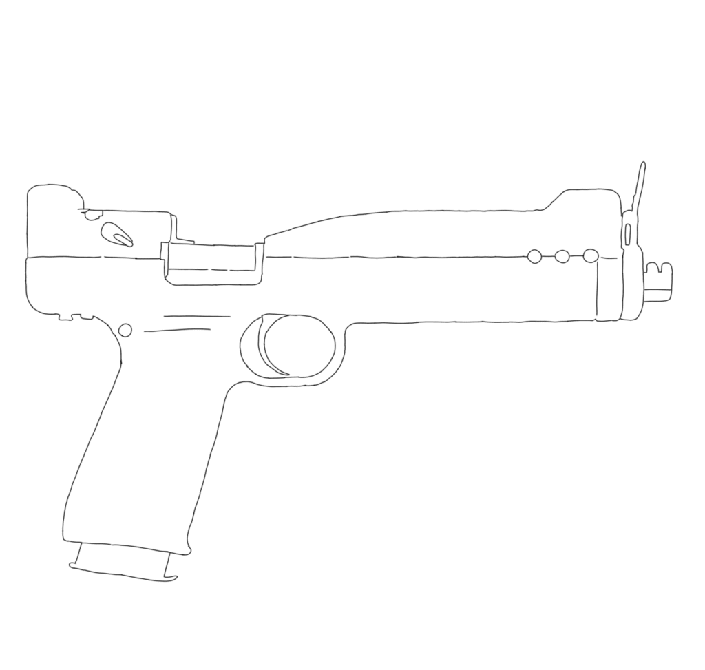 drawing of Colt SCAMP