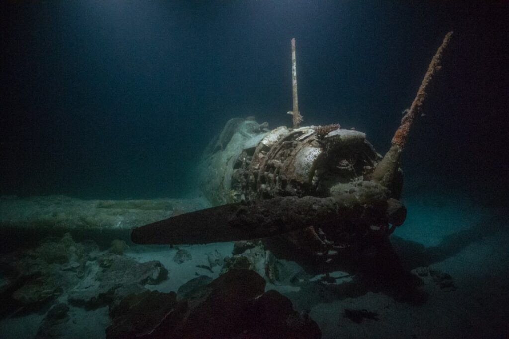 Douglas Devastator submerged