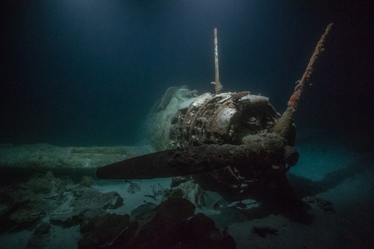 Douglas Devastator submerged