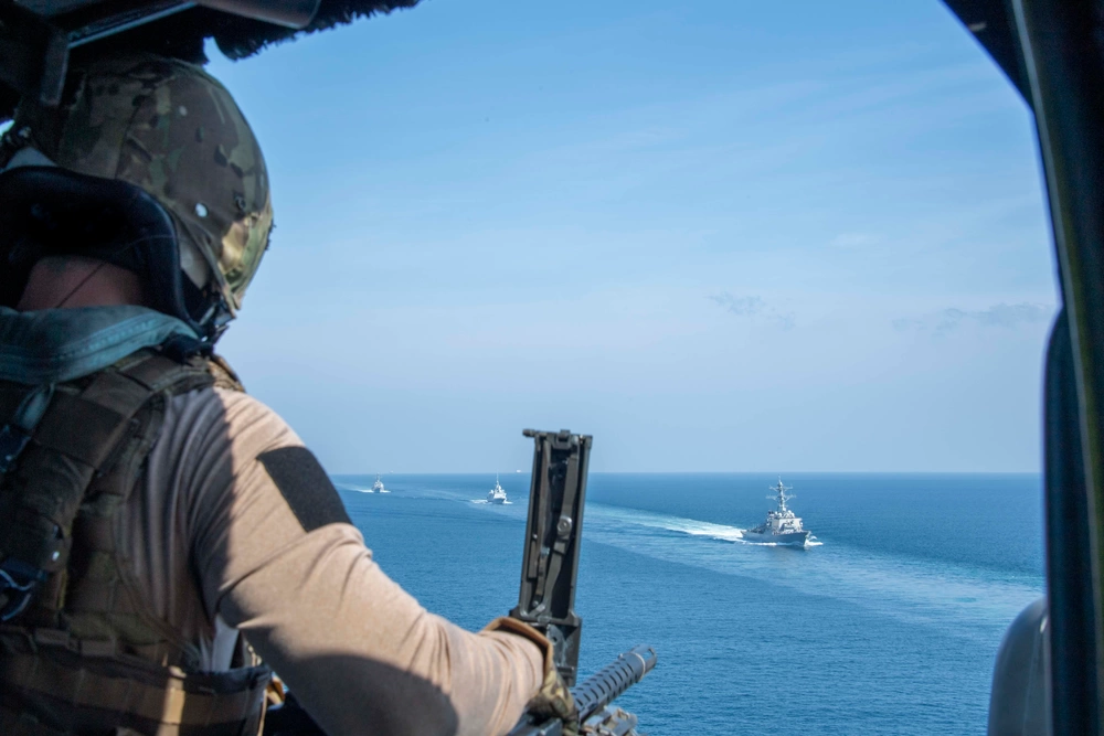 Dwight Eisenhower Carrier Strike Group Strait of Hormuz