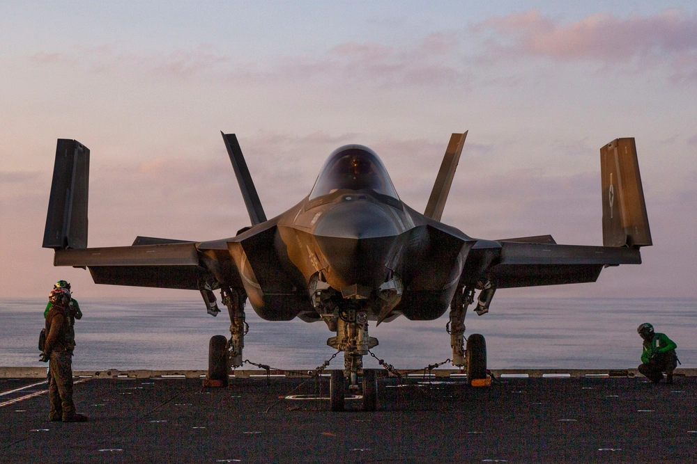F-35C on USS Abraham Lincoln Operation Epic Fury