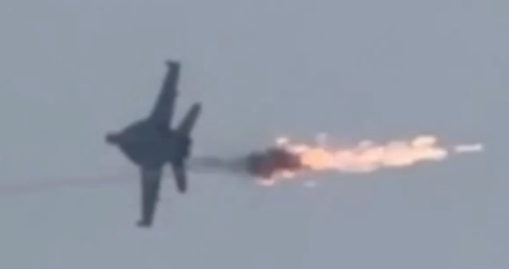 F:A-18 Super Hornet nearly hit Iran