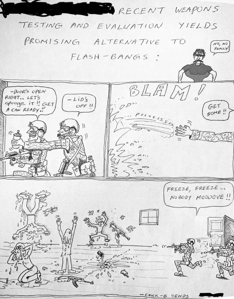 Flash bang cartoon