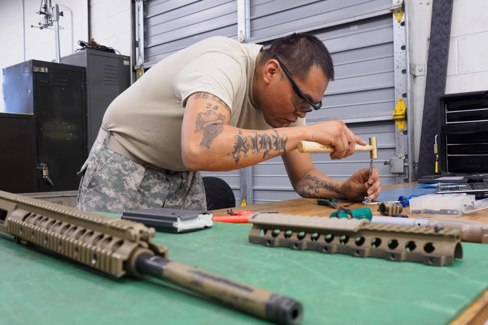small arms artillery repairer army