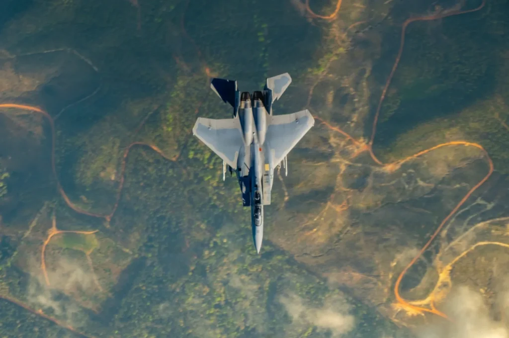 F-15EX training mission
