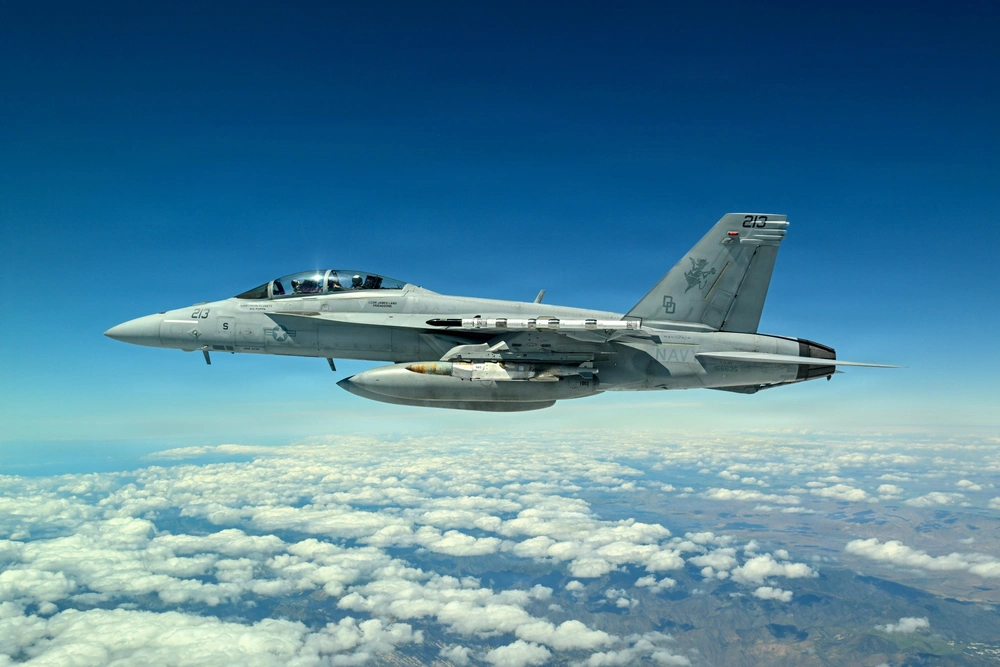 F/A-18 conducts JDAM-LR test