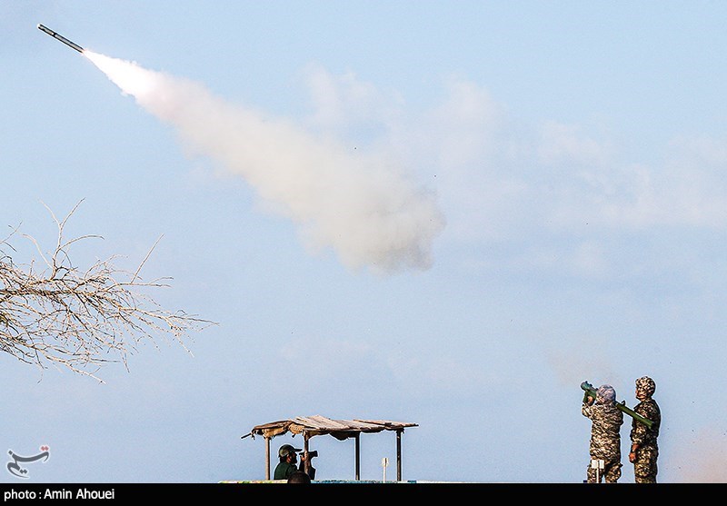 Iranian MANPADS being launched