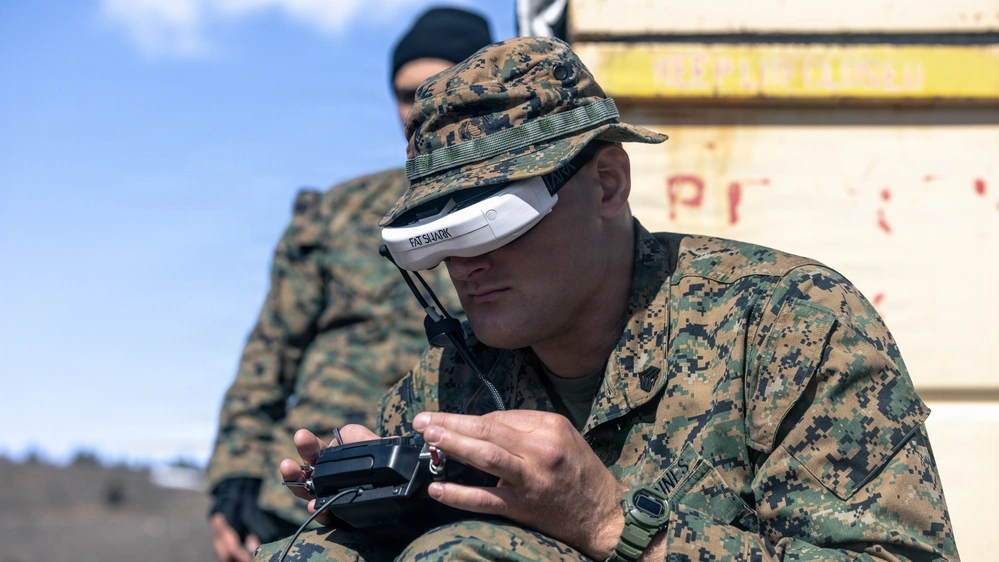 Marine pilots drone